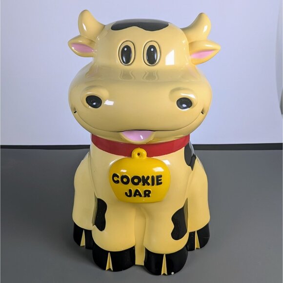 Moo Cow Cookie Jar 1992 Fundamental Too Durable Plastic Does not work - Picture 1 of 5
